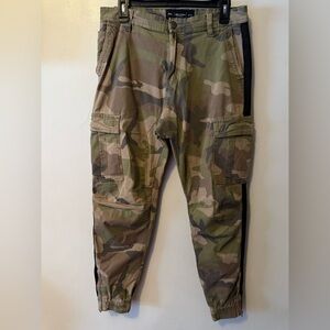 Cotton On Men's Green Camouflage Cargo Jogger Pants